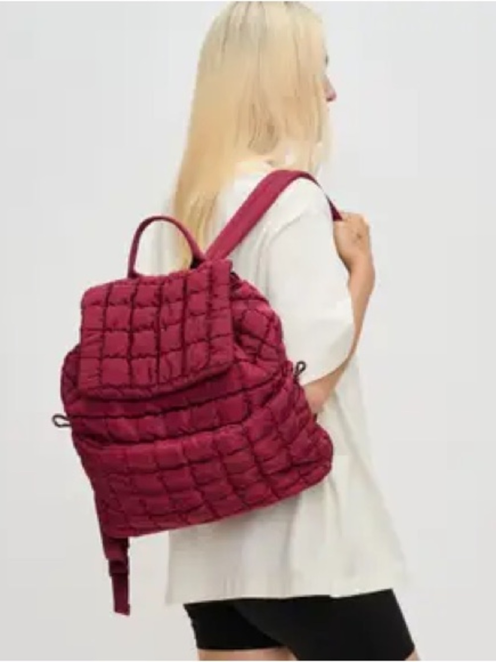 Brand new: SOL AND SELENE VITALITY QUILTED PUFFER NYLON BACKPACK